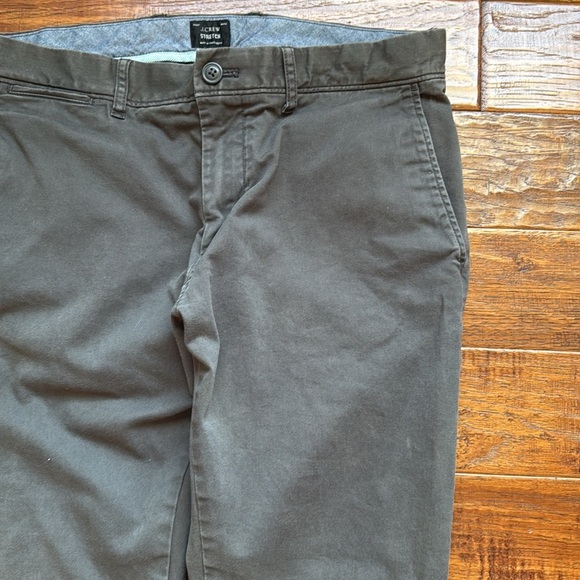 J Crew 250 Skinny fit in stretch Chino Pant, 33x30, onyx grey - Picture 5 of 7